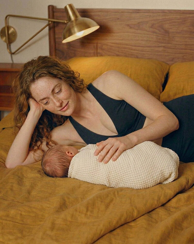 Black Leakproof Nursing Bra