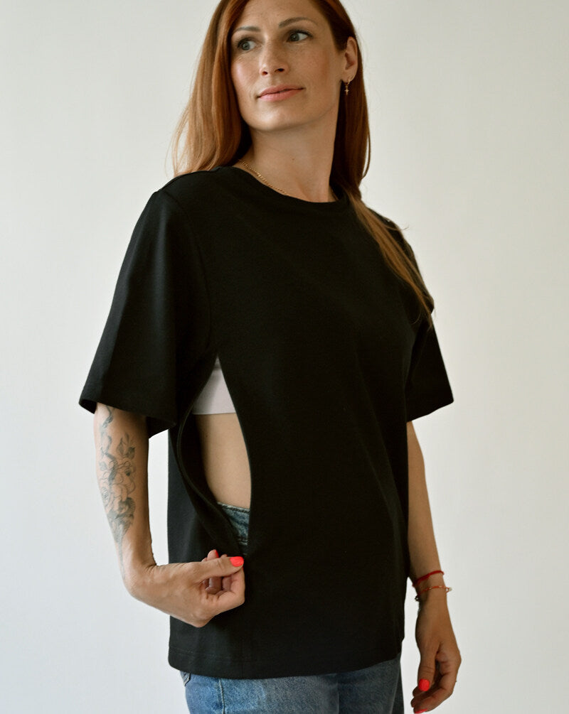 Black Nursing T-shirt