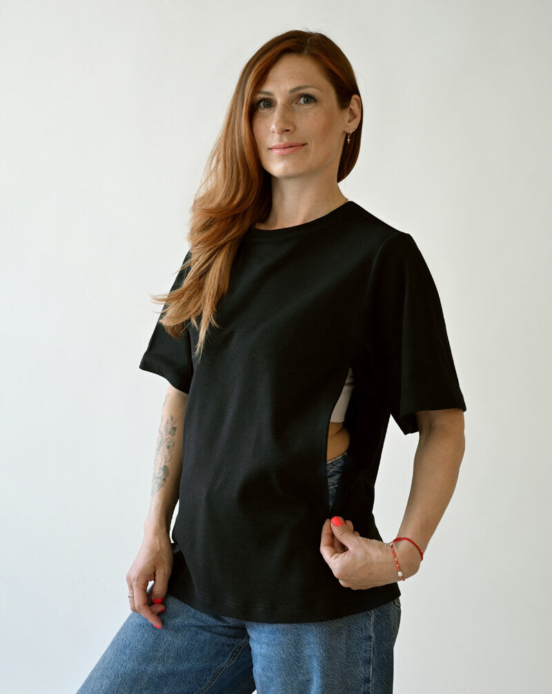 Black Nursing T-shirt