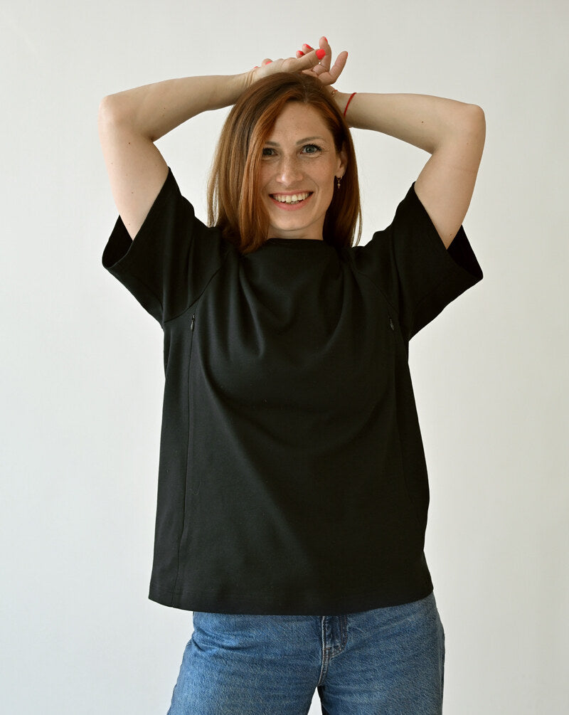 Black Nursing T-shirt