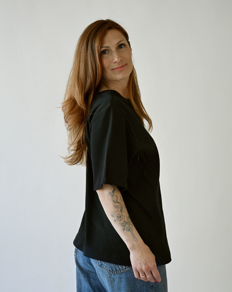 Black Nursing T-shirt