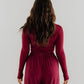 Burgundy Comfort Crop Top