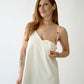 White Nursing Top with Built-In Bra