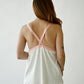 White Nursing Top with Built-In Bra