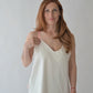 White Nursing Top with Built-In Bra